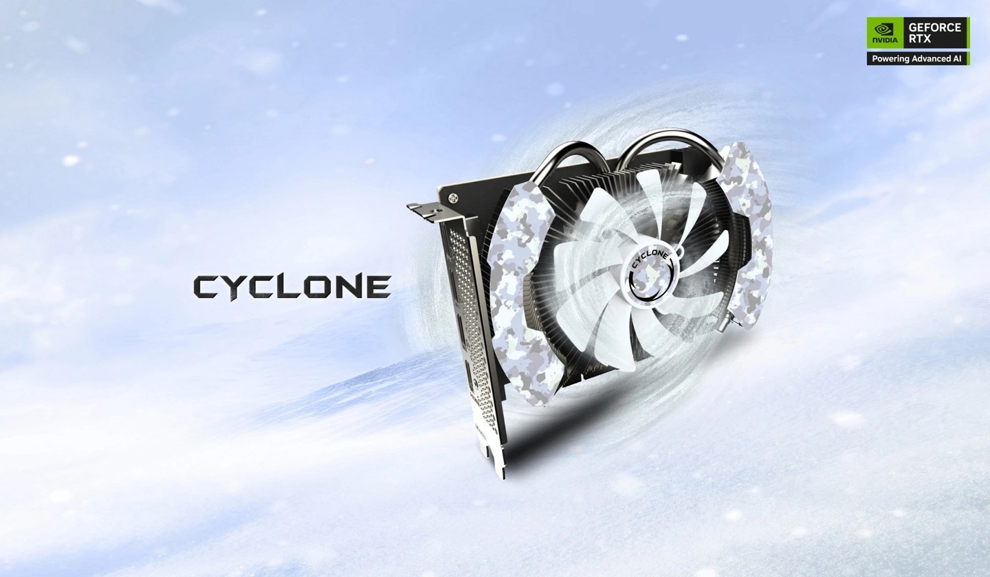 股票配资开户平台 微星推出 RTX 5060 (Ti) CYCLONE 显卡：怀旧旋风散热遇上霜雪迷彩