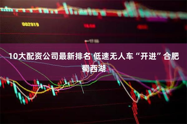 10大配资公司最新排名 低速无人车“开进”合肥蜀西湖